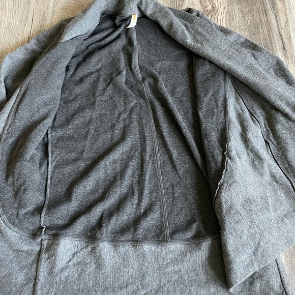 Lucy Charcoal Cozy Long Sleeve Cardigan, size small - Picture 9 of 9